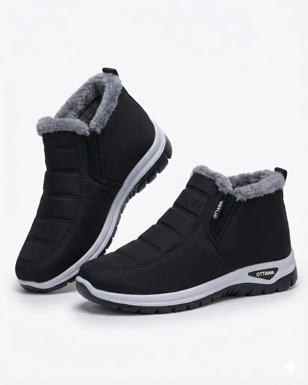 Marilou™ | Slip-On Fleece-Lined Winter Ankle Boots