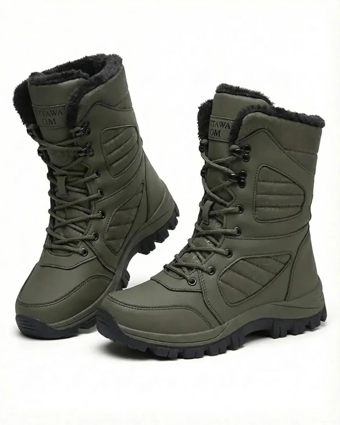 Corisande™ | Plush-lined lug-sole lace-up snow boots