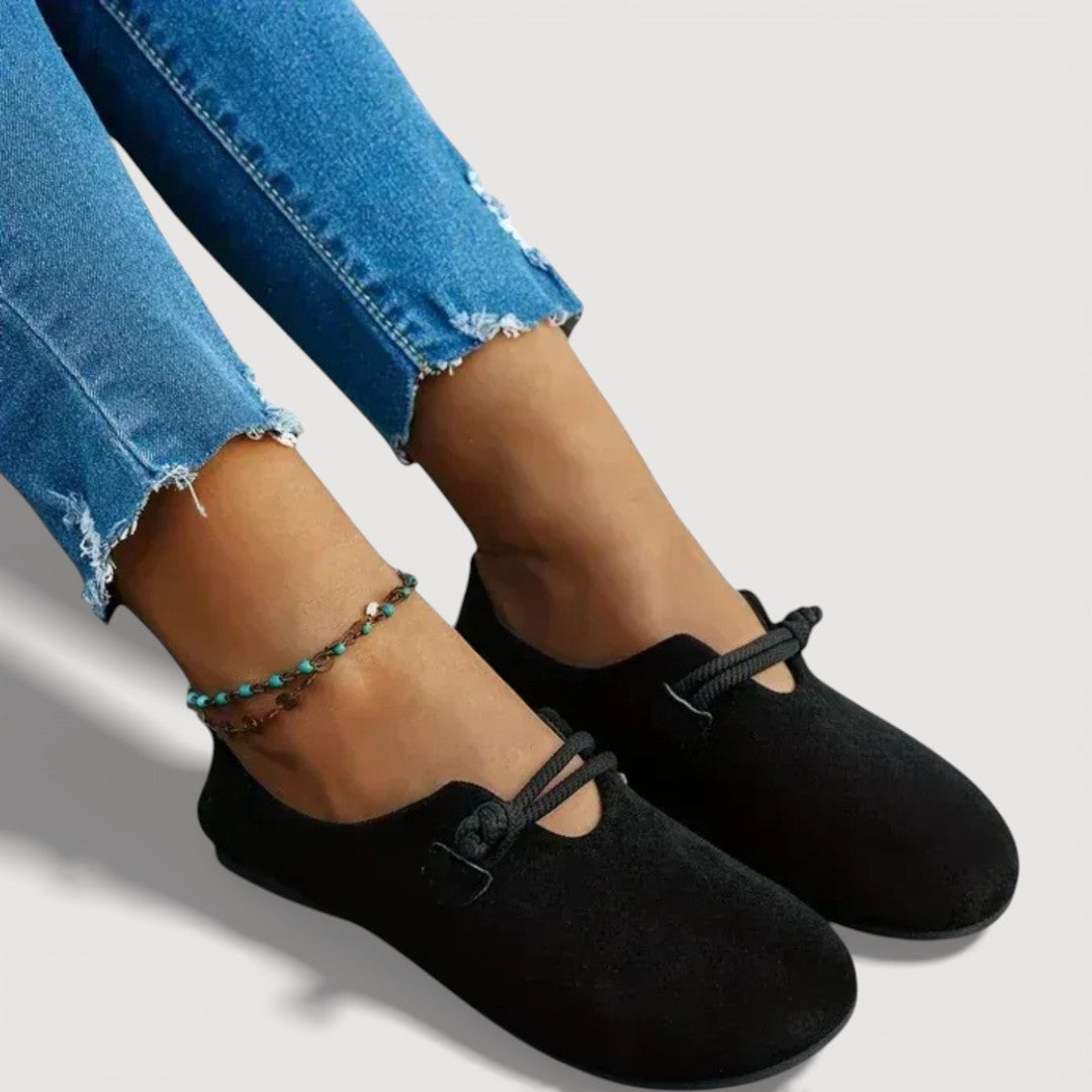 SuedeWalk™ | Women's Orthopedic Suede Flat Loafers