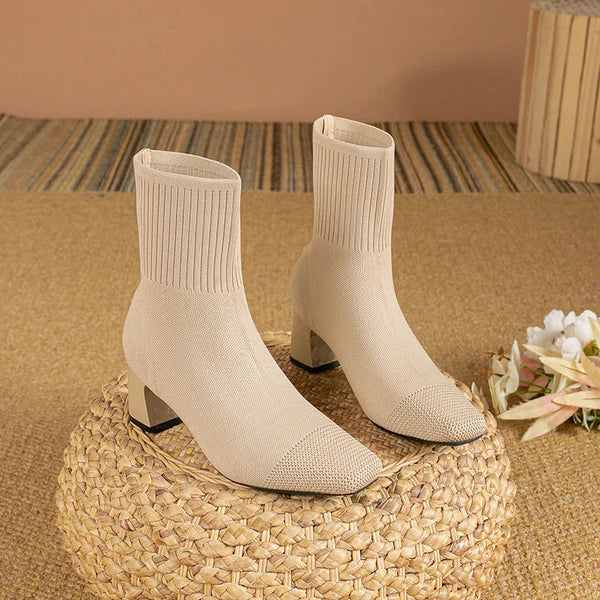 Josie™ | Chic Knitted Ankle Boots