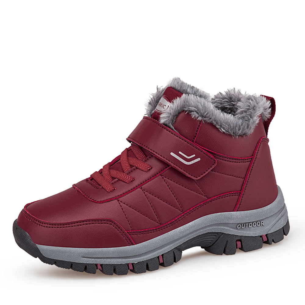 Alexa™ | Faux-fur lined strap winter ankle boots