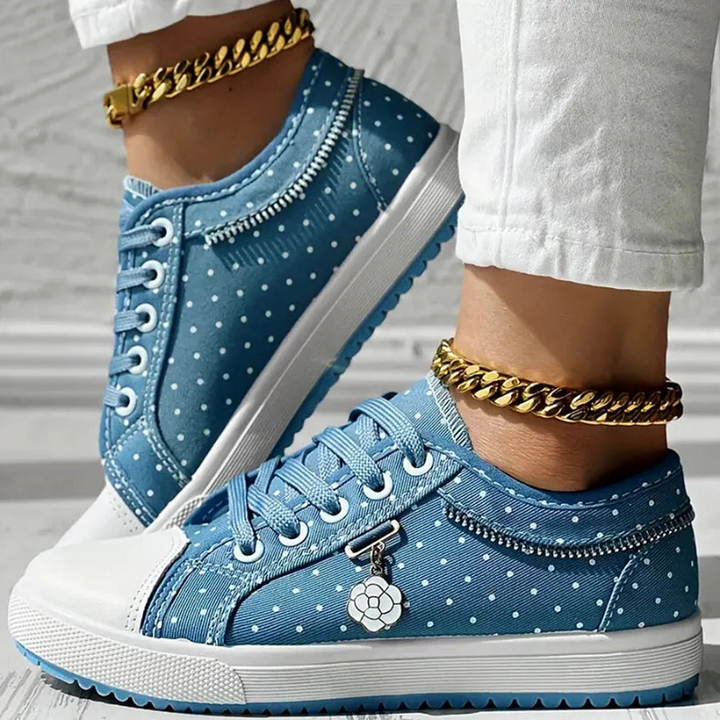 Lily | Elegant Floral Sneakers