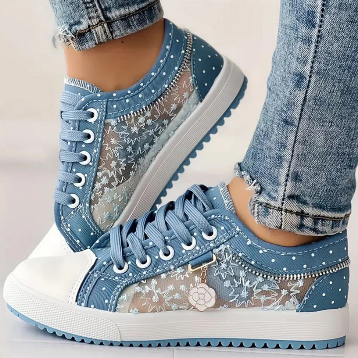Lily | Elegant Floral Sneakers
