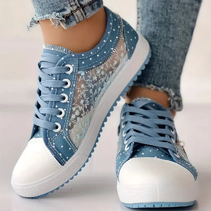 Lily | Elegant Floral Sneakers