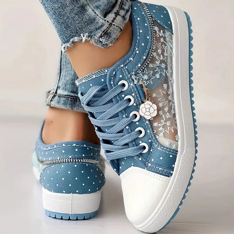 Lily | Elegant Floral Sneakers