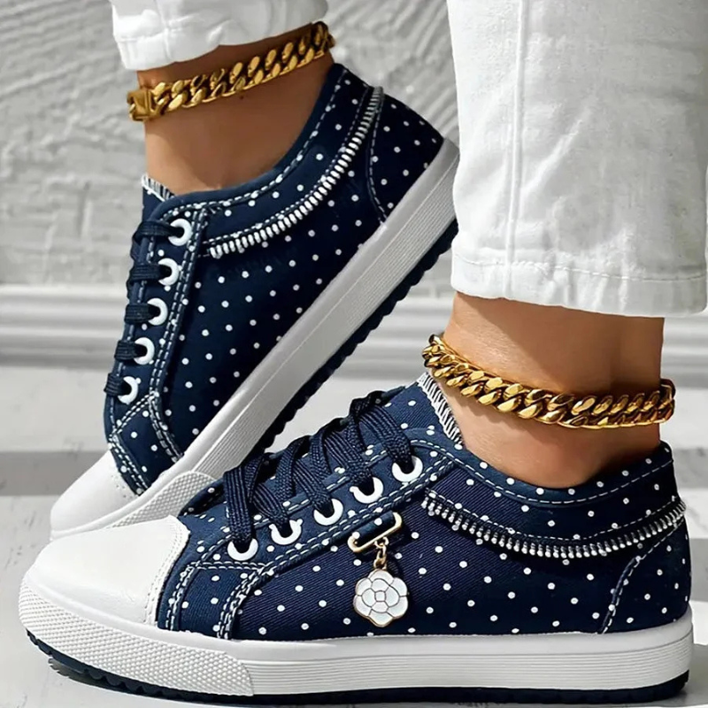 Lily | Elegant Floral Sneakers