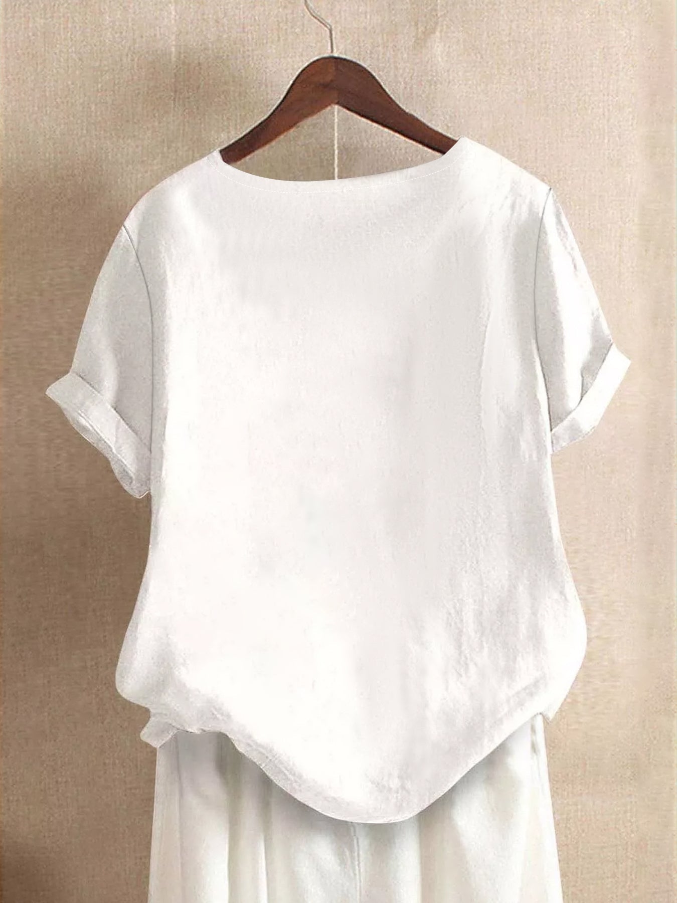 Claire | Relaxed Button Detail Blouse