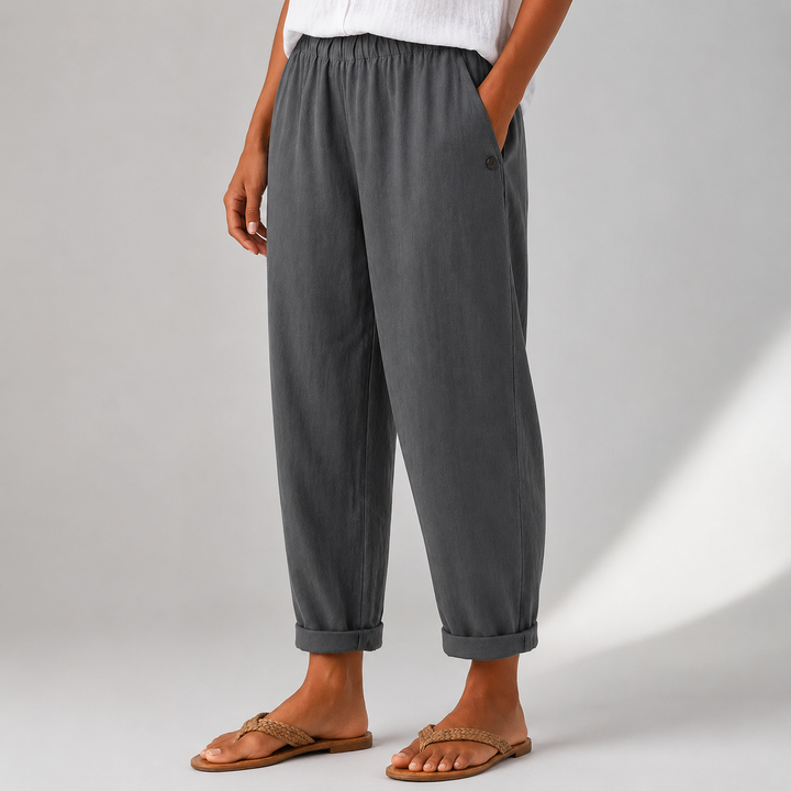 Sienna | Relaxed Linen Wide-Leg Pants