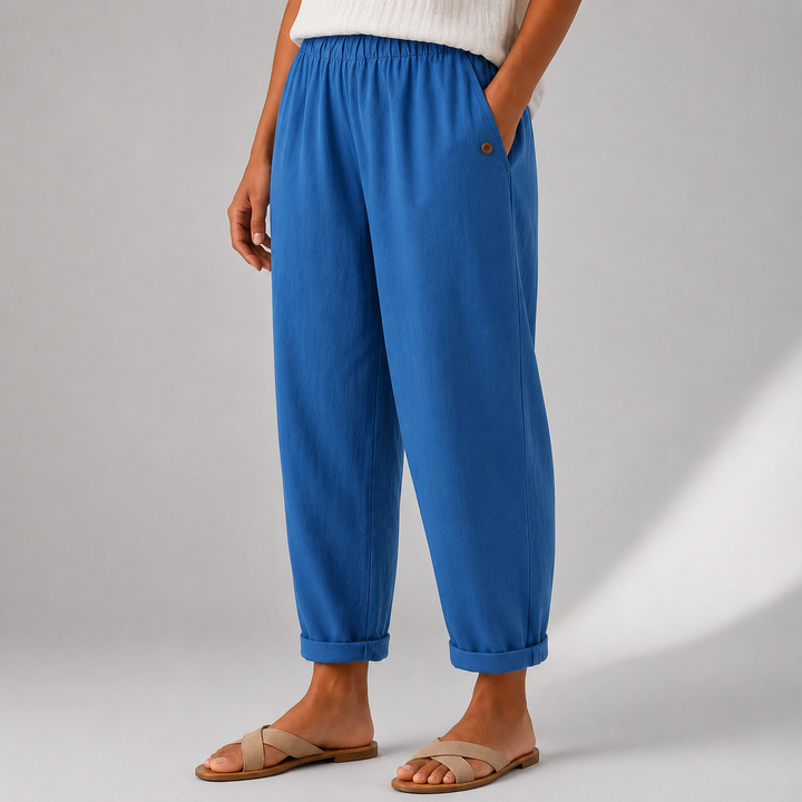 Sienna | Relaxed Linen Wide-Leg Pants