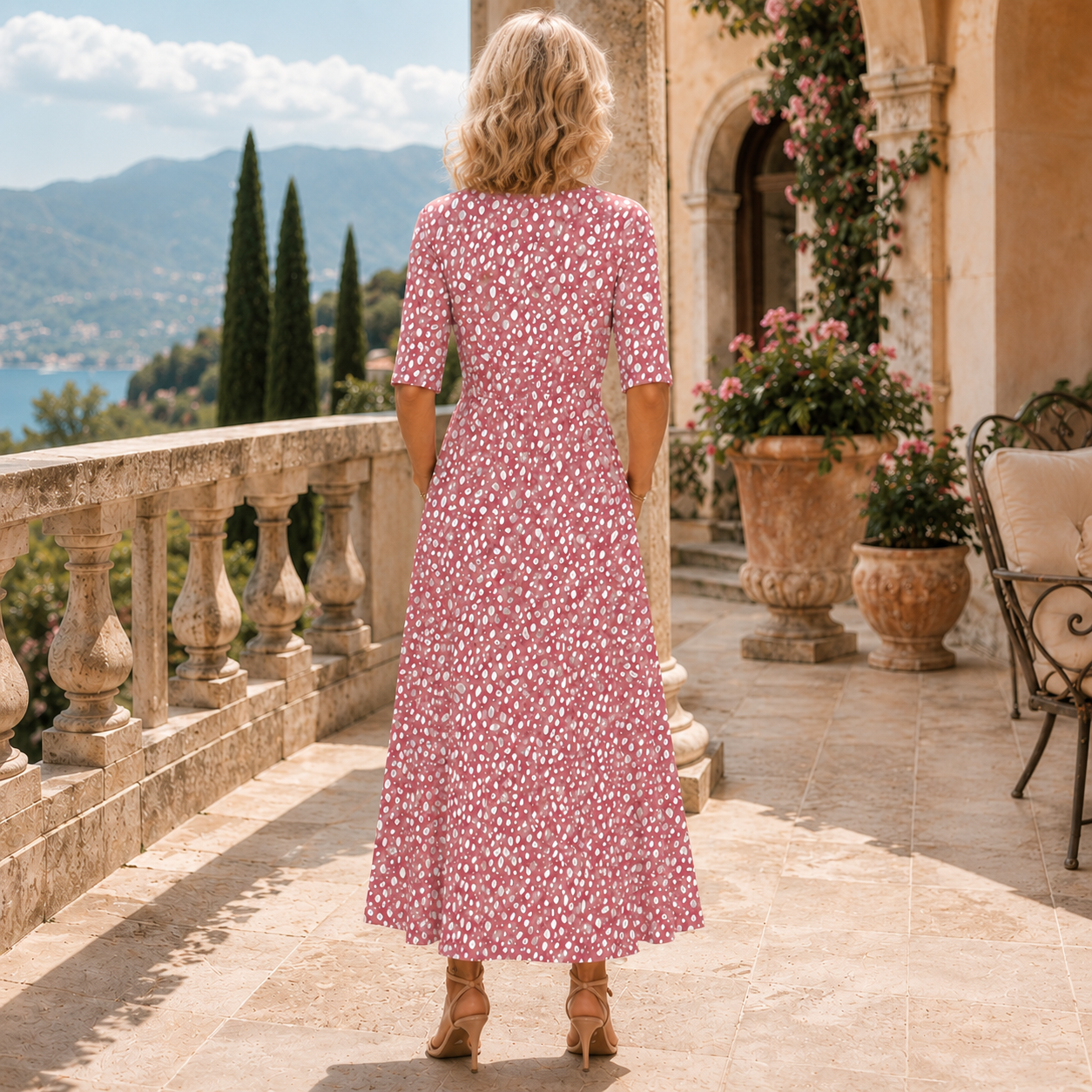 Francesca™ | Flattering Tummy-Cover Midi Dress