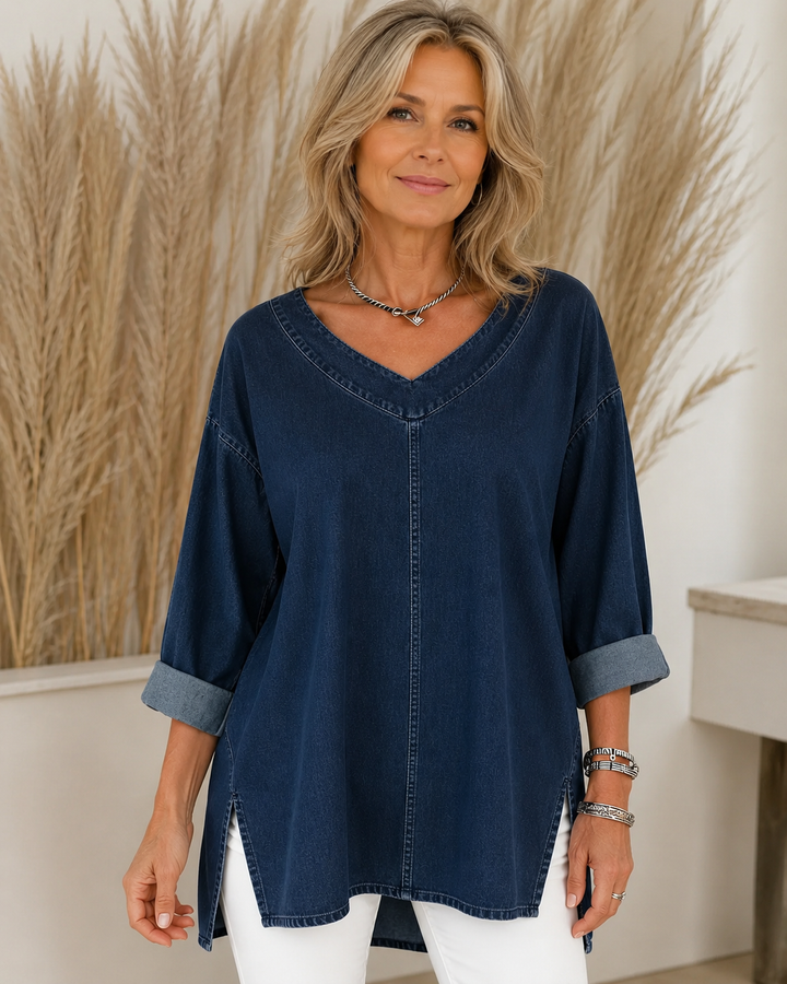 Jenelyn™  - Timeless Denim Shirt