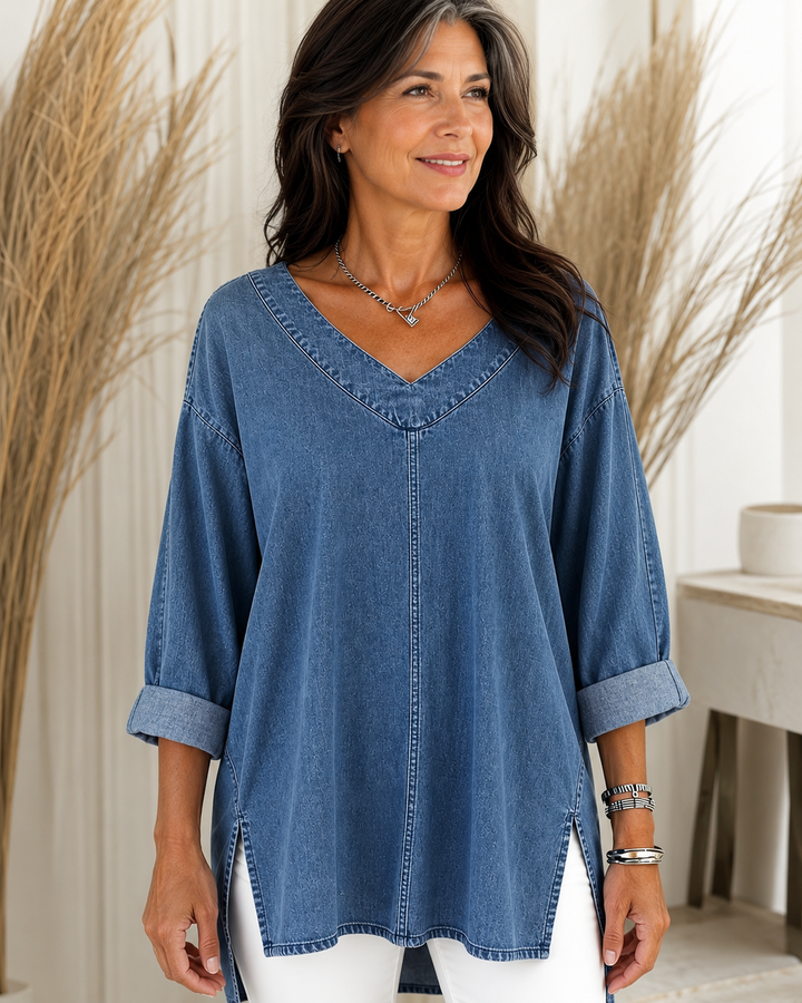 Jenelyn™  - Timeless Denim Shirt