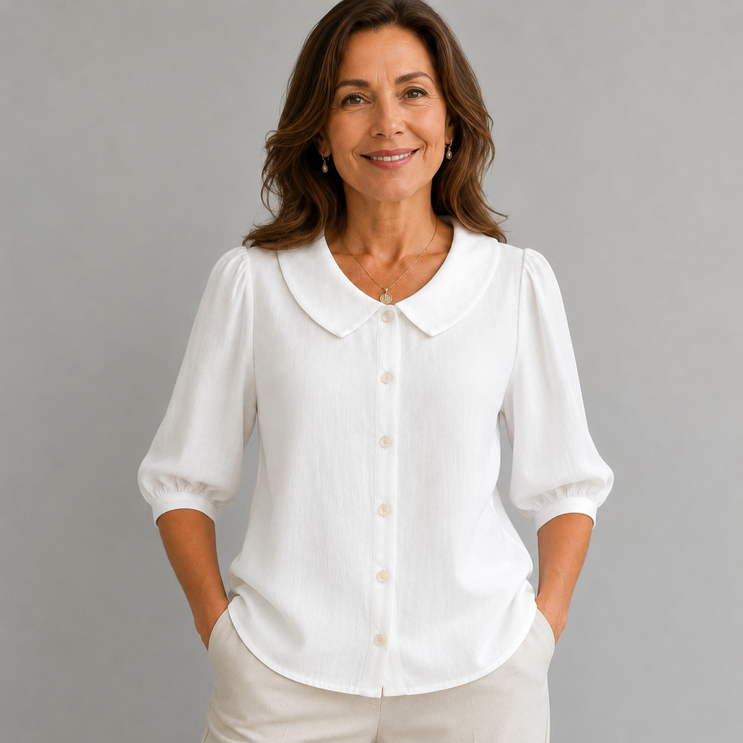Lena | Casual Solid Colour Blouse