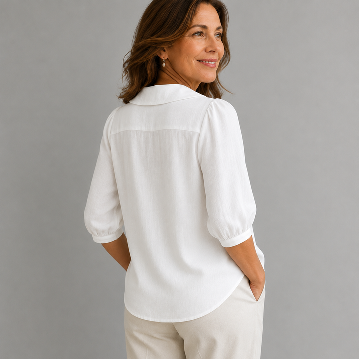 Lena | Casual Solid Colour Blouse
