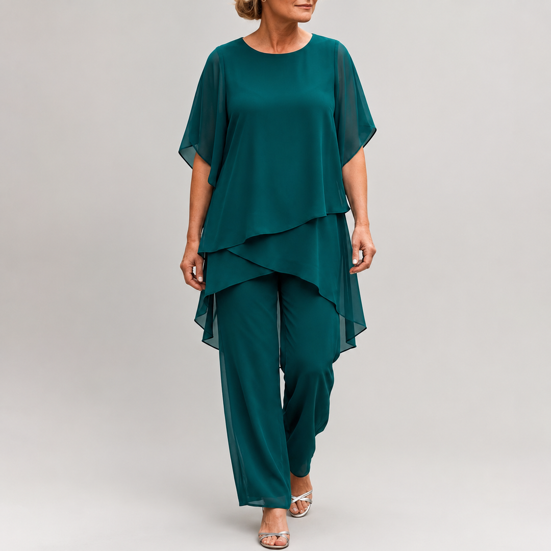 ELARA | Fluid Palazzo Set for Elegant Comfort and Style