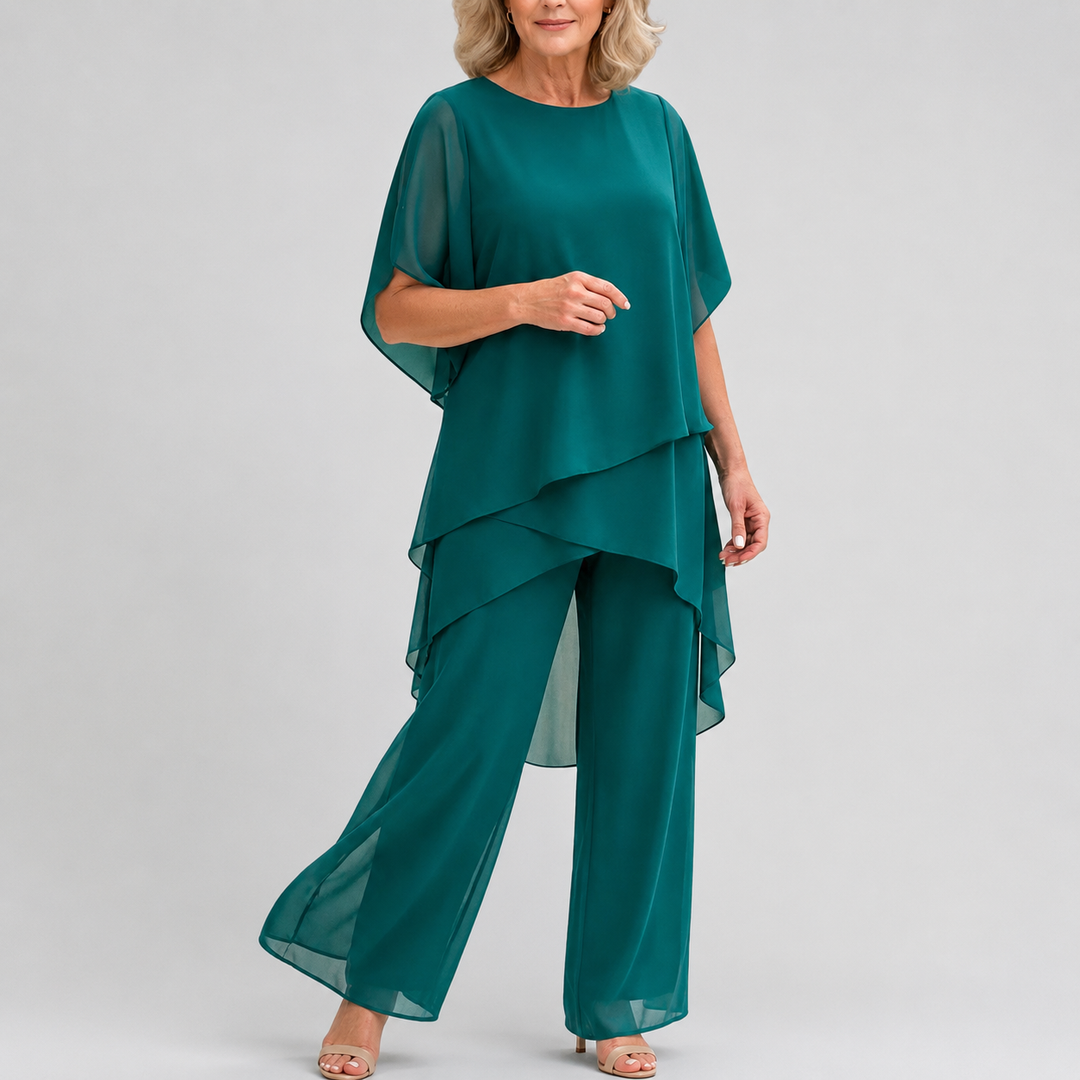 ELARA | Fluid Palazzo Set for Elegant Comfort and Style