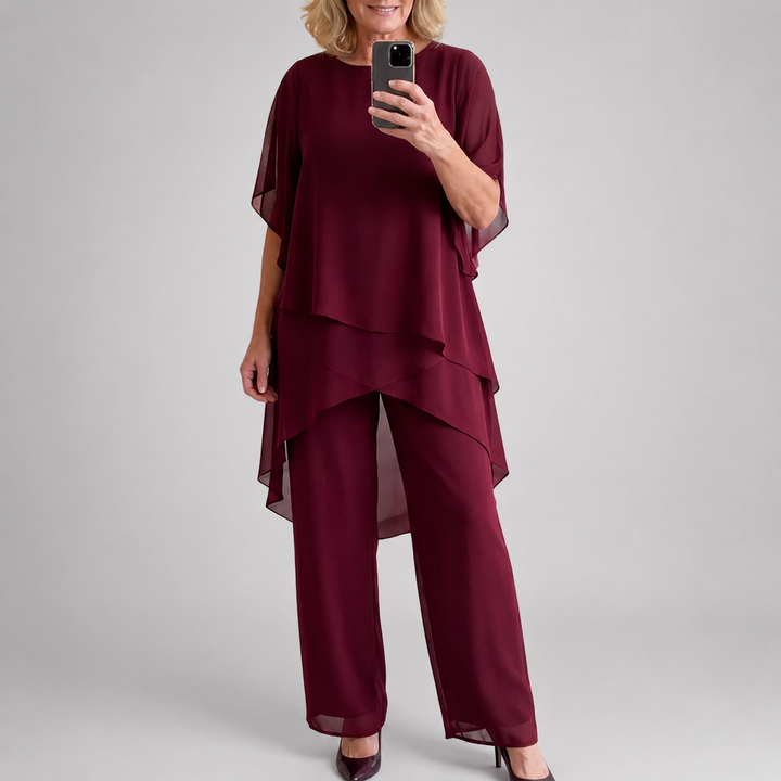 ELARA | Fluid Palazzo Set for Elegant Comfort and Style