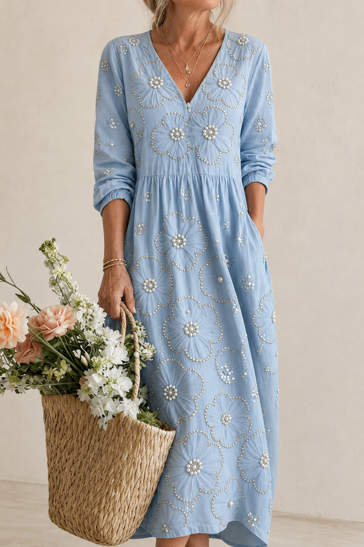 LENA | FLORAL MIDI DRESS