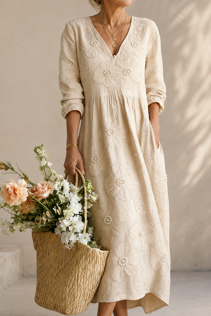 LENA | FLORAL MIDI DRESS