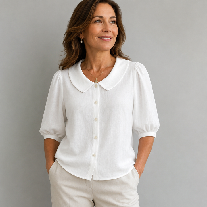 Lena | Casual Solid Colour Blouse
