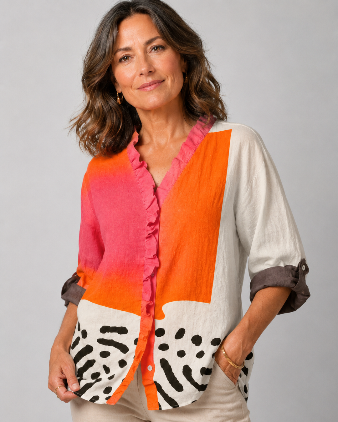 Emma | Elegant Breezy Summer Blouse