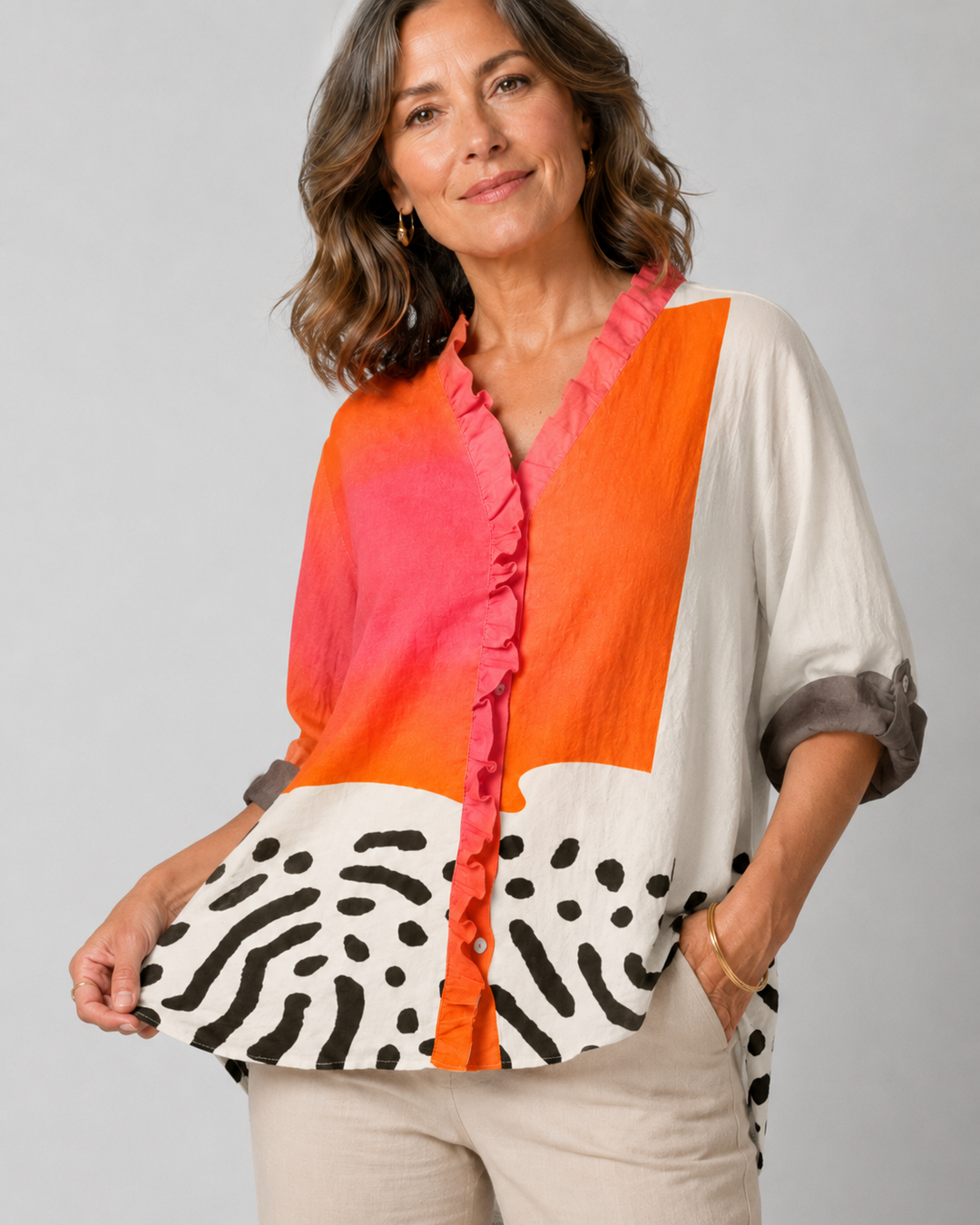 Emma | Elegant Breezy Summer Blouse