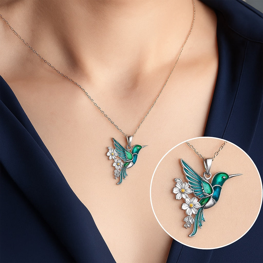 Beautiful Hummingbird Necklace