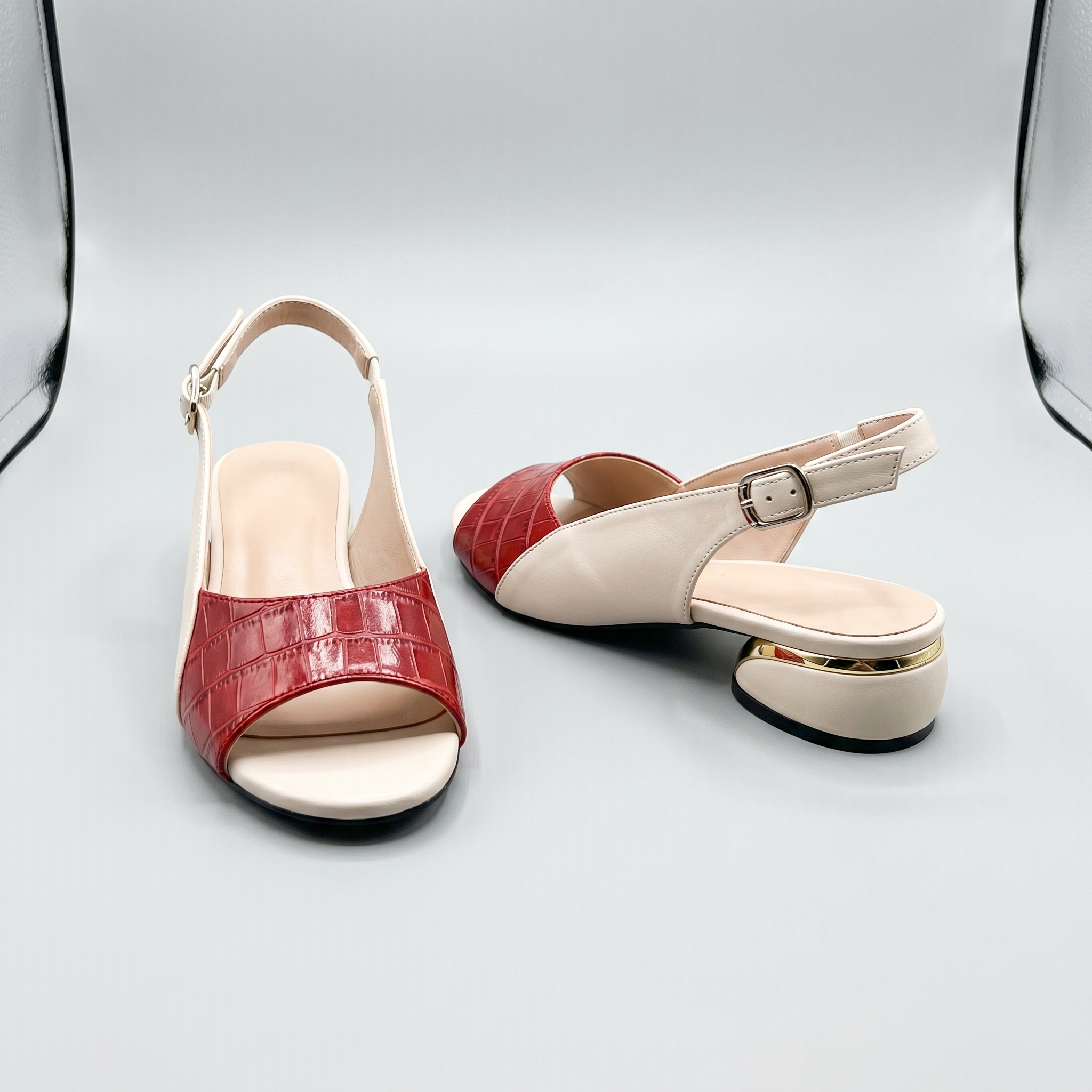 VellaStep™ | Women's Block Heel Slingback Sandals