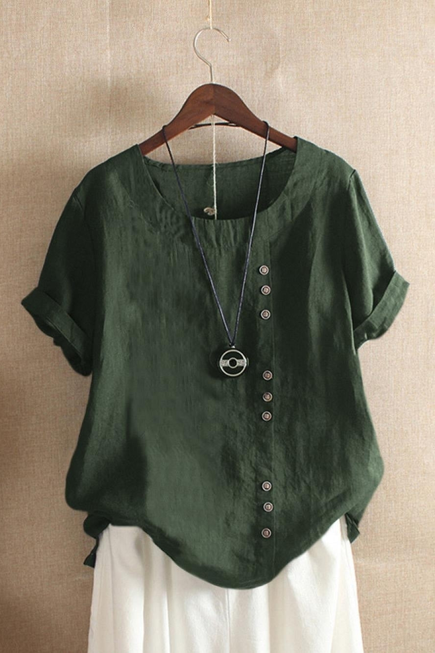 Anna | Soft & Breathable Button Blouse