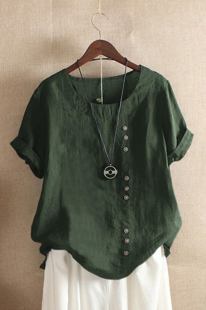 Anna | Soft & Breathable Button Blouse