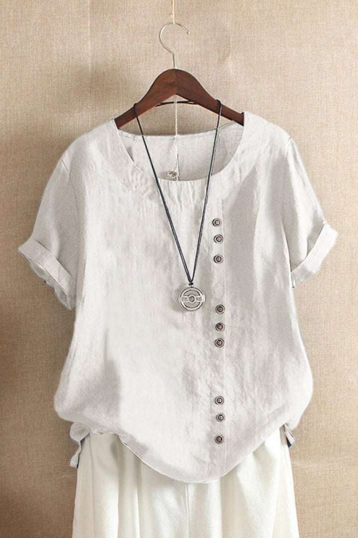 Anna | Soft & Breathable Button Blouse