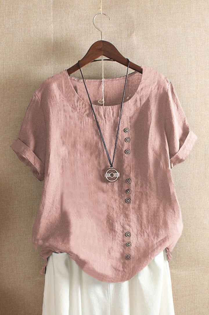 Anna | Soft & Breathable Button Blouse