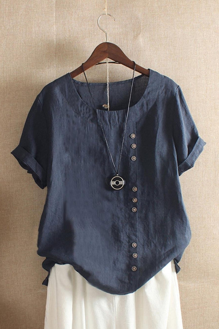 Anna | Soft & Breathable Button Blouse